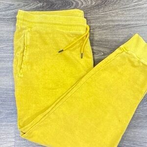 The North Face Yellow Men's Sweatpants